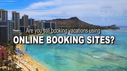 Use a travel agents vs. online travel booking sites