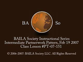 BASo Instructional, Salsa Intermediate Pattern, Feb 19 '07