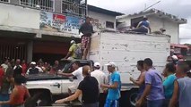 Así fue saqueado un camión que transportaba harina en Barquisimeto