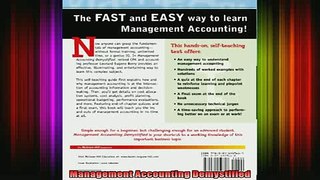 Free Full PDF Downlaod  Management Accounting Demystified Full Free