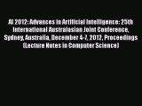 [PDF] AI 2012: Advances in Artificial Intelligence: 25th International Australasian Joint Conference