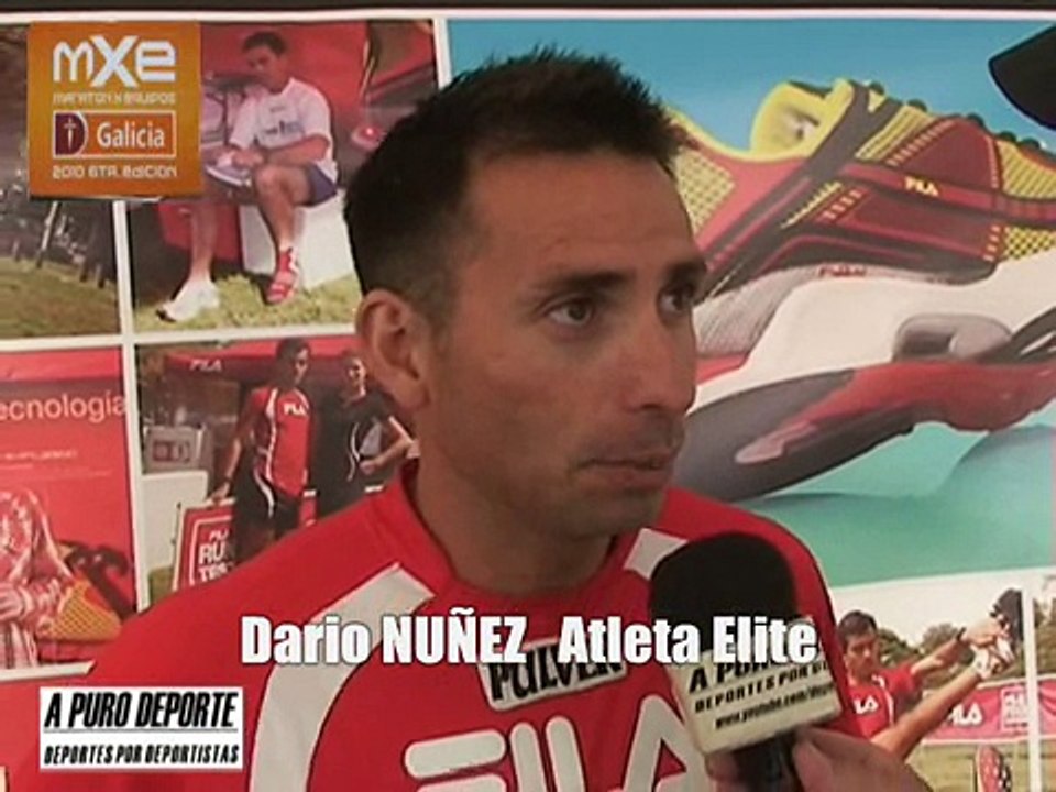 ATLETA DARIO NUÑEZ EN MARATON GALICIA X EQUIPOS 24 OCT 2010