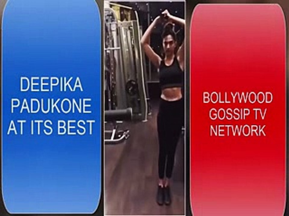 DEEPIKA padukone yoga workout in gym
