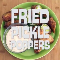 Fried pickle poppers