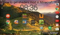 How to get shaders mod on Minecraft pe
