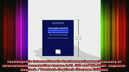 Free Full PDF Downlaod  Fachbegriffe Internationale RechnungslegungGlossary of international accounting terms Full Ebook Online Free