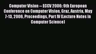 [PDF] Computer Vision -- ECCV 2006: 9th European Conference on Computer Vision Graz Austria
