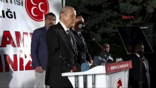Konya Bahçeli 19 Haziran Dayatması Art Niyetliliktir, MHP'ye Darbe Teşebbüsüdür