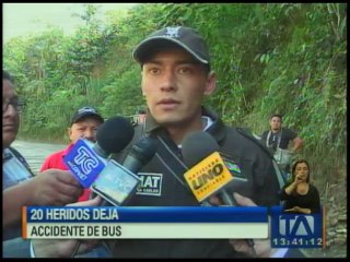 Accidente en la vía Nanegalito-Los Bancos