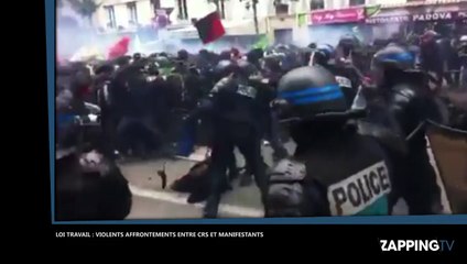 De nouveaux affrontements entre forces de l'ordre et manifestants à Paris