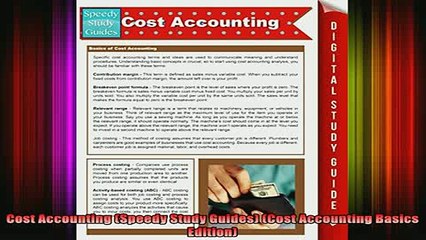 READ book  Cost Accounting Speedy Study Guides Cost Accounting Basics Edition Full Free