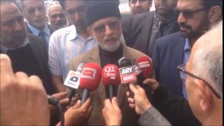 Dr. Tahir-ul-Qadri's Media Talk at London Airport - 14th JUNE 2016
