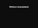 Download PDR Nurse's Drug Handbook Ebook Free