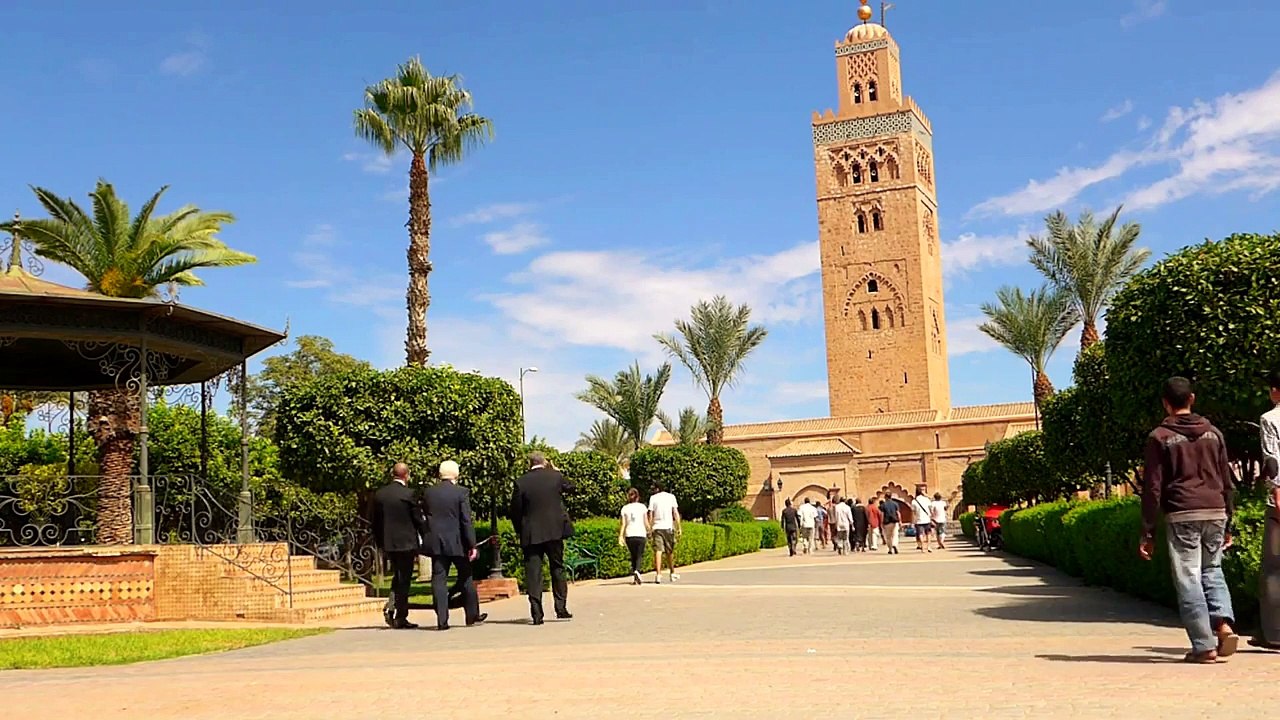 call to prayer koutoubia mosque marrakesh morocco