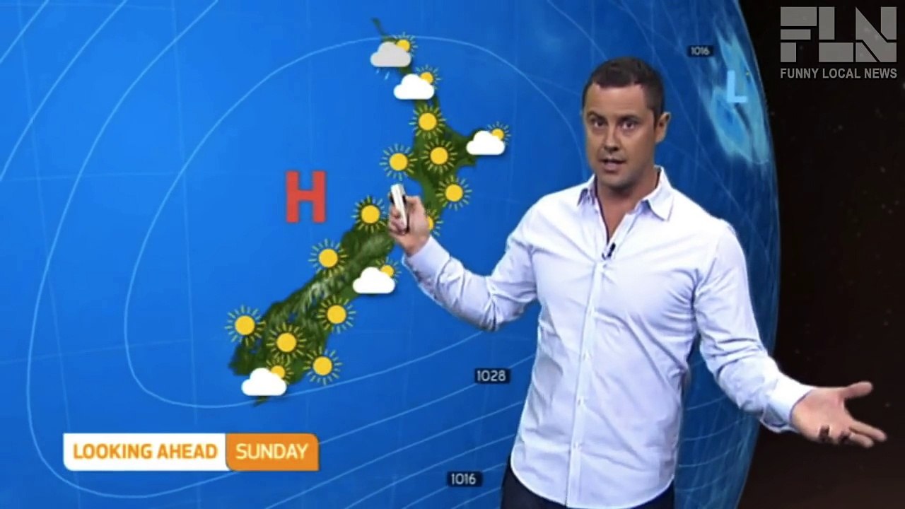 Weather Man Subtle as a Sledgehammer News Blooper