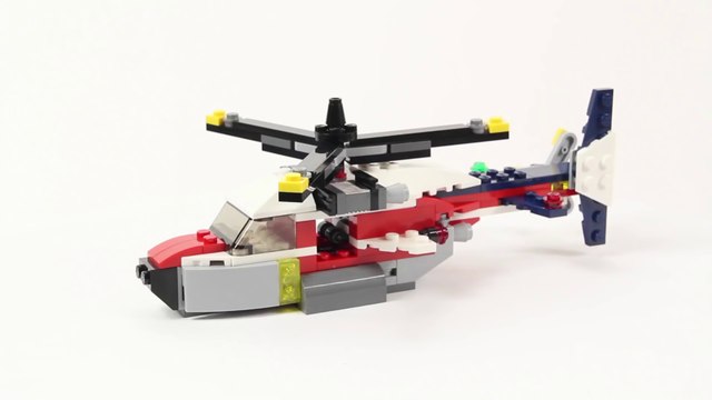 Lego Creator 31020 C-model Helicopter - Lego Speed Build