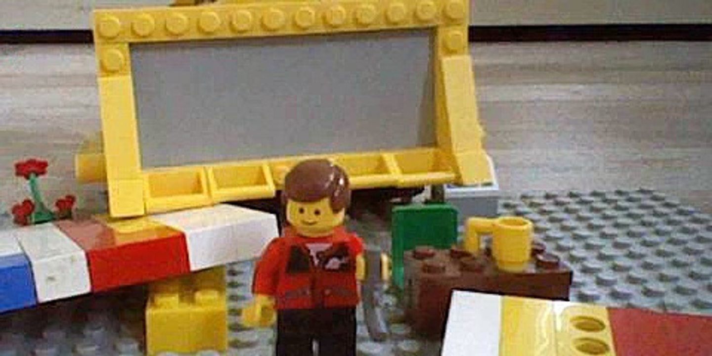 Lego bulldozer terror