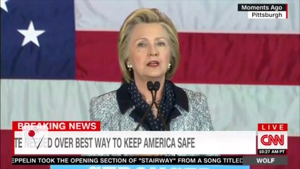Clinton Bashes Trump Over Orlando Response