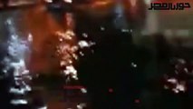 انفجار ماسورة المياه الرئيسيه بشارع أبن الفارض بطنطا