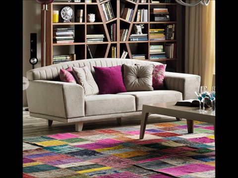 Tay Tüyü Kumaş Koltuk Takımı Modelleri