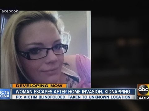 Woman escapes after home invasion, kidnapping