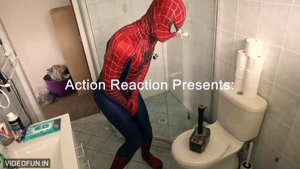 Spider Man Pranked By Thor - Looks Funny