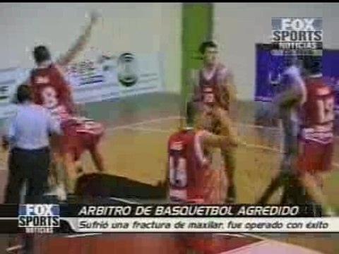 NBA - street fights - Basketball Player Knocks out Referee