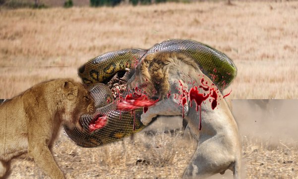 Most Amazing Wild Animal Attacks - lion, tiger, anaconda, deer, Crocodile