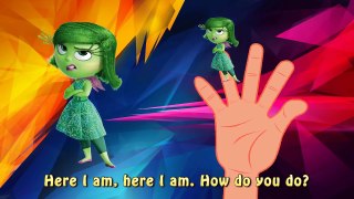 Finger Family Inside Out Disney Pixar Nursery Rhyme Song for Childrens Babies and Toddlers