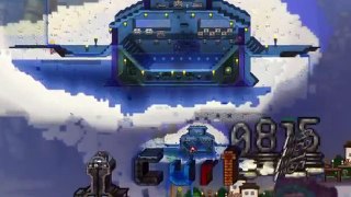 Block House Minecraft homage in Terraria -  streamtest with sound noise | Reupload
