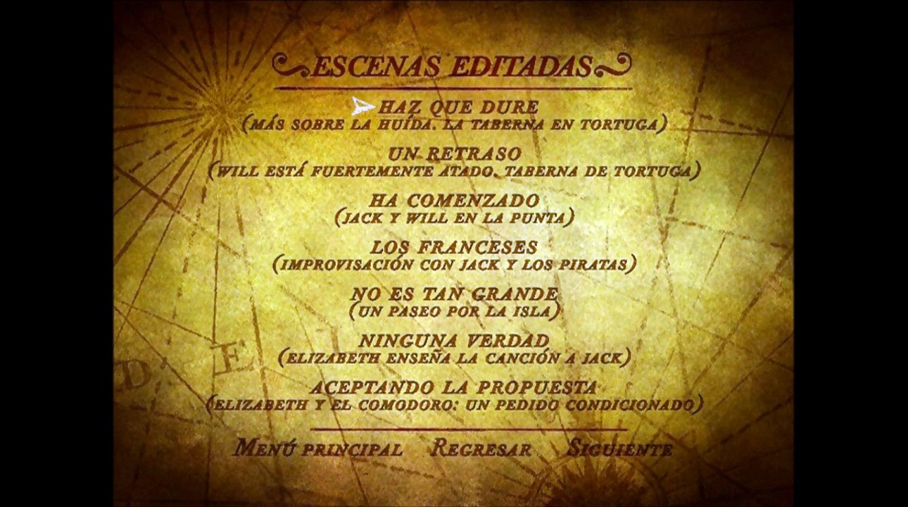 Piratas del caribe 1 Escenas Eliminadas  Part 2