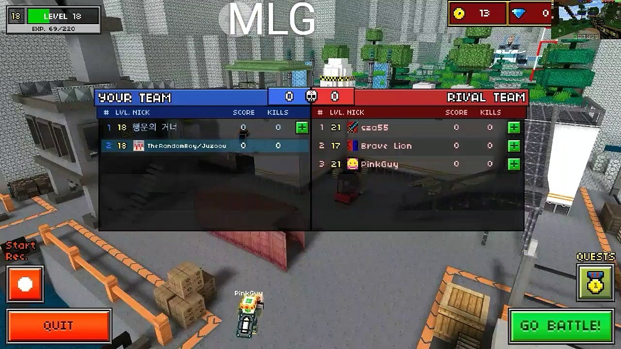Pixel gun 3d MLG how 2 make noscope