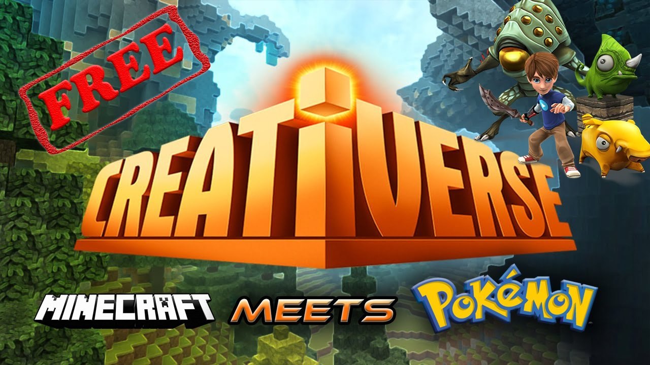 Creativerse - Minecraft Meets Pokemon? | "Free Minecraft with Better Graphics" Lets Play Creativerse