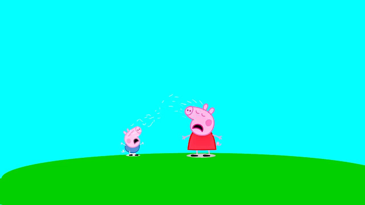 Peppa pig and george pig crying NEW EPISODE Свинка Пеппа плачет с