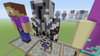 Minecraft PopularMMOs statue
