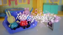 Pig George da Familia Peppa Pig Brincando de Fantasminha !!! Em Portugues Tototoykids