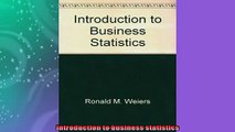 FREE DOWNLOAD  Introduction to business statistics  BOOK ONLINE