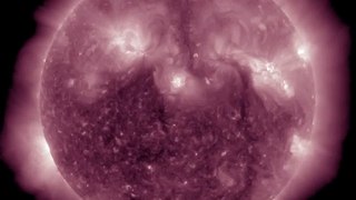 First Solar Radiation Storm of Solar Cycle 24
