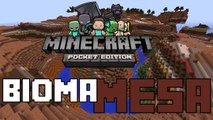 MCPE Bioma Mesa e Fortaleza No Nether