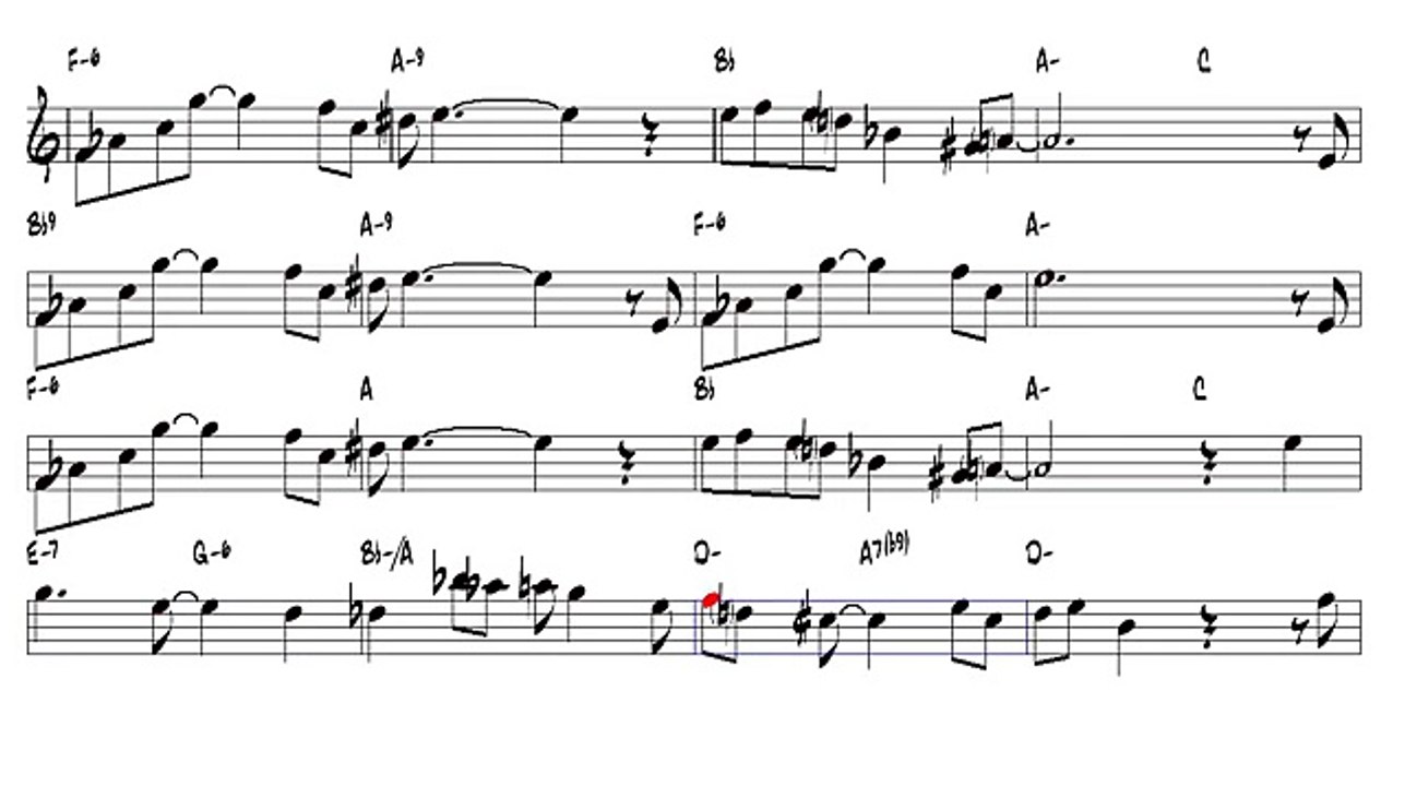 A Night in Tunisia John ' Dizzy' Gillespie 1944 v2 Alto Sax