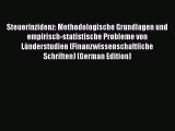 [PDF] Steuerinzidenz: Methodologische Grundlagen und empirisch-statistische Probleme von LÃ¤nderstudien