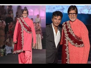 Big B Turns Showstopper For Designer Vikram Phadnis