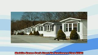 READ book  Mobile Home Park Start Up Business Plan NEW READ ONLINE