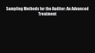 [PDF] Sampling Methods for the Auditor: An Advanced Treatment Read Online