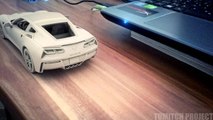 3D Chevrolet Corvette C7 Stingray (Cinema 4D R16   Adobe after effects - 3D motion tracking)