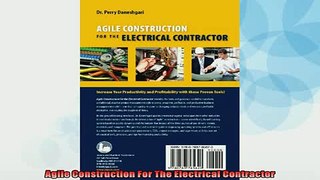 Free PDF Downlaod  Agile Construction For The Electrical Contractor READ ONLINE