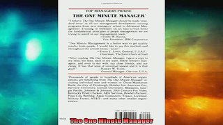 READ book  The One Minute Manager  BOOK ONLINE