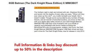 8GB Batman (The Dark Knight Rises Edition) X MIMOBOT