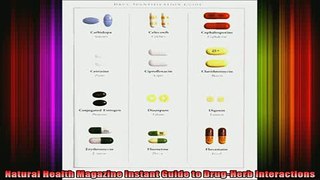 READ FREE FULL EBOOK DOWNLOAD  Natural Health Magazine Instant Guide to DrugHerb Interactions Full EBook