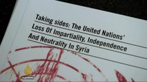 Report condemns UN's handling of aid to Syria